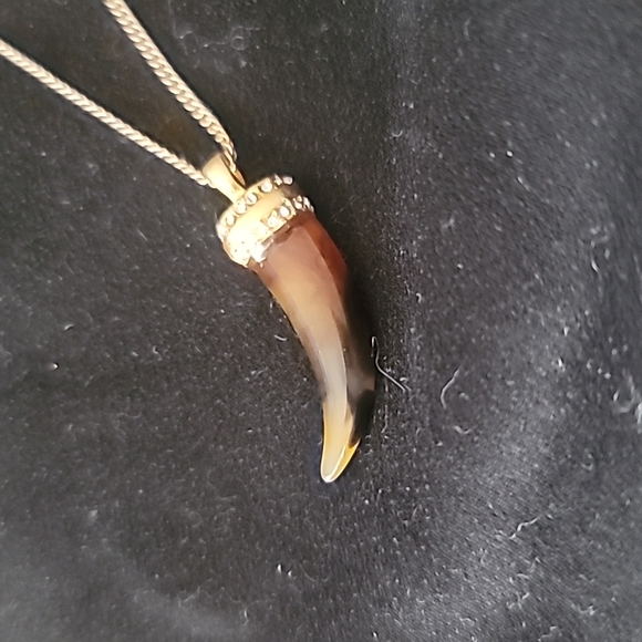 J. Crew Horn Necklace - Picture 2 of 4